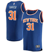 Load image into Gallery viewer, Ron Baker New York Knicks Branded Fast Break Road Player Jersey Royal - Icon Edition
