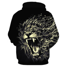 Load image into Gallery viewer, 3D Lion Style Hoodie V23 (Check your size details in description)