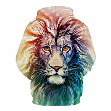 Load image into Gallery viewer, 3D Lion Style Hoodie V20 (Check your size details in description)