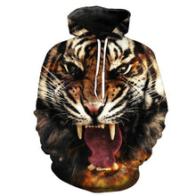 Load image into Gallery viewer, 3D King Tiger Hoodie V12 (Check your size details in description)