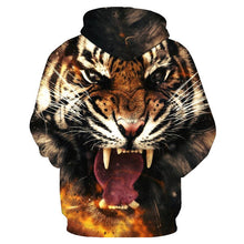 Load image into Gallery viewer, 3D King Tiger Hoodie V12 (Check your size details in description)