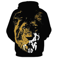 Load image into Gallery viewer, 3D Lion Style Hoodie V4 (Check your size details in description)