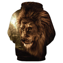 Load image into Gallery viewer, 3D Lion Style Hoodie V6 (Check your size details in description)