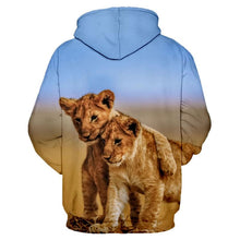 Load image into Gallery viewer, 3D Lion Style Hoodie V8 (Check your size details in description)