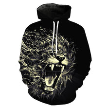 Load image into Gallery viewer, 3D Lion Style Hoodie V23 (Check your size details in description)