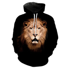 Load image into Gallery viewer, 3D Lion Style Hoodie V24 (Check your size details in description)