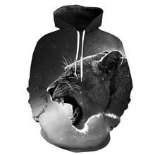 Load image into Gallery viewer, 3D Lion Style Hoodie V22 (Check your size details in description)