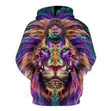 Load image into Gallery viewer, 3D Lion Style Hoodie V19 (Check your size details in description)