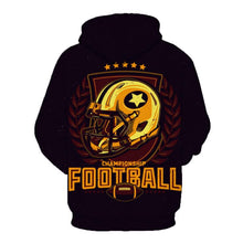 Load image into Gallery viewer, Baseball 3D hoodie V1 (Check your size in description)