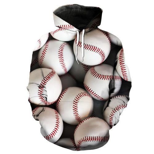 Baseball 3D hoodie V10 (Check your size in description)