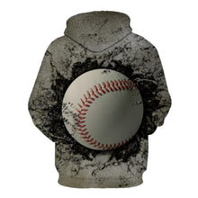 Load image into Gallery viewer, Baseball 3D hoodie V8 (Check your size in description)