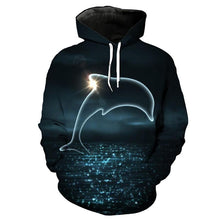 Load image into Gallery viewer, 3D Hoodie Dolphin V18 (Check size detail in description)