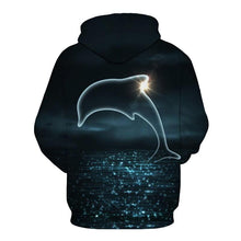Load image into Gallery viewer, 3D Hoodie Dolphin V18 (Check size detail in description)
