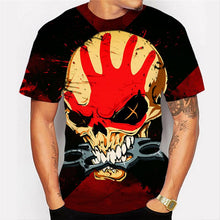 Load image into Gallery viewer, 3D Cool skull series fashion short-sleeved T-shirt Casual streetwear EUR Size