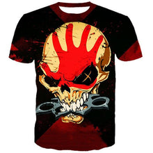 Load image into Gallery viewer, 3D Cool skull series fashion short-sleeved T-shirt Casual streetwear EUR Size