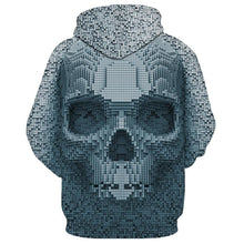 Load image into Gallery viewer, 3D skull hoodie pullover hip hop sweatshirt streetwear EUR SIZE
