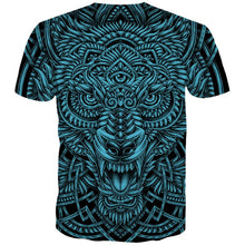 Load image into Gallery viewer, 3D Cool Wolf Totem Print Fashion Casual Short Sleeve T-Shirt