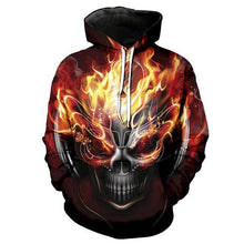 Load image into Gallery viewer, 3D Skull Hoodie Collection V1