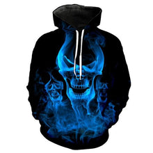 Load image into Gallery viewer, 3D Skull Hoodie Collection V1