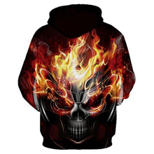 Load image into Gallery viewer, 3D Skull Hoodie Collection V1