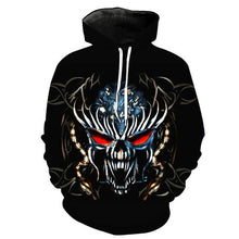 Load image into Gallery viewer, 3D Skull Hoodie Collection V2