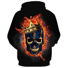Load image into Gallery viewer, 3D Skull Hoodie Collection V2
