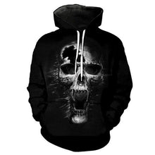 Load image into Gallery viewer, 3D Skull Hoodie Collection V3