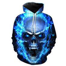 Load image into Gallery viewer, 3D Skull Hoodie Collection V3