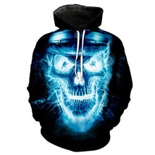 Load image into Gallery viewer, 3D Skull Hoodie Collection V3