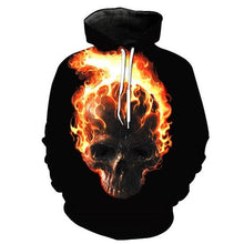 Load image into Gallery viewer, 3D Skull Hoodie Collection V3