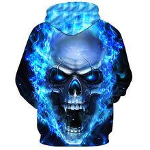 Load image into Gallery viewer, 3D Skull Hoodie Collection V3