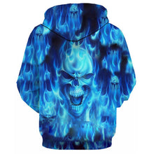 Load image into Gallery viewer, 3D Skull Hoodie Collection V3