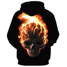 Load image into Gallery viewer, 3D Skull Hoodie Collection V3