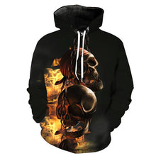 Load image into Gallery viewer, 3D Skull Hoodie Collection V4