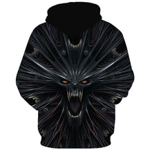 Load image into Gallery viewer, 3D Skull Hoodie Collection V4