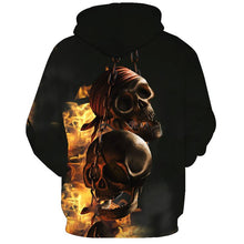 Load image into Gallery viewer, 3D Skull Hoodie Collection V4