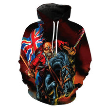 Load image into Gallery viewer, 3D Skull Hoodie Collection V5