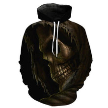 Load image into Gallery viewer, 3D Skull Hoodie Collection V5