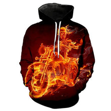 Load image into Gallery viewer, 3D Skull Hoodie Collection V5