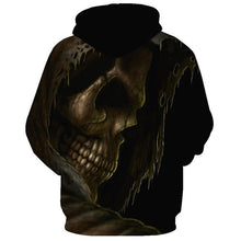 Load image into Gallery viewer, 3D Skull Hoodie Collection V5