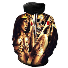 Load image into Gallery viewer, 3D Skull Hoodie Collection V6