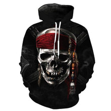 Load image into Gallery viewer, 3D Skull Hoodie Collection V6