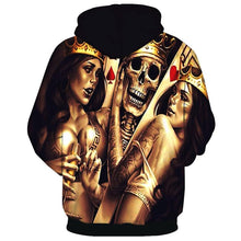 Load image into Gallery viewer, 3D Skull Hoodie Collection V6