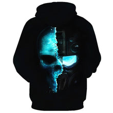 Load image into Gallery viewer, 3D Skull Hoodie Collection V7
