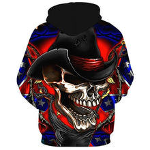Load image into Gallery viewer, 3D Skull Hoodie Collection V7