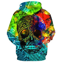 Load image into Gallery viewer, 3D Skull Hoodie Collection V7