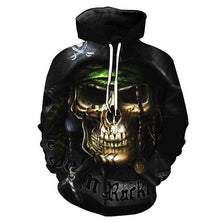 Load image into Gallery viewer, 3D Skull Hoodie Collection V8