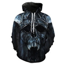 Load image into Gallery viewer, 3D Skull Hoodie Collection V8