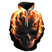 Load image into Gallery viewer, 3D Skull Hoodie Collection V8