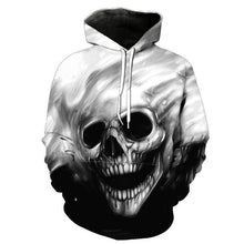 Load image into Gallery viewer, 3D Skull Hoodie Collection V9
